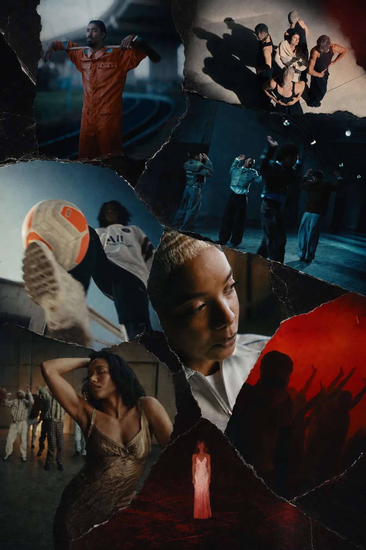 DNZL work collage